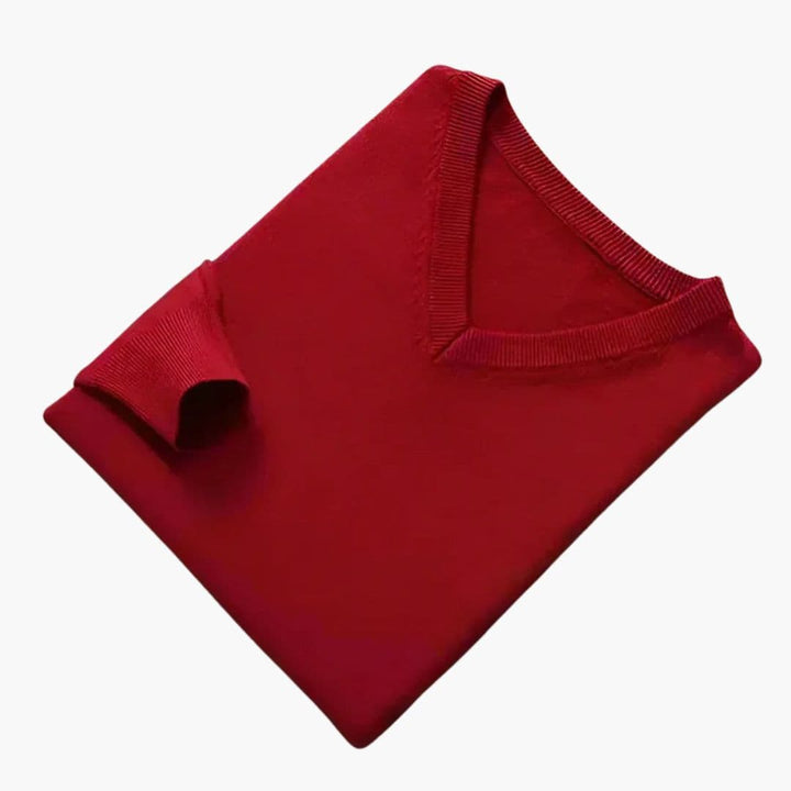 Heren Trui | Slimfit | V-hals | Herfst