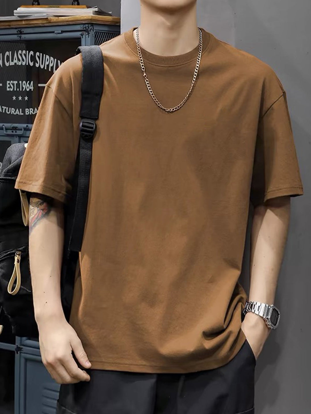 Heren T-Shirt | Oversized | Korte Mouw | Zomer