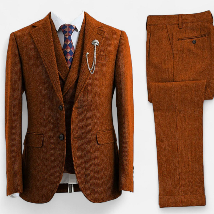 Heren Set | Elegant | Getailleerd Met Knopen | Lente