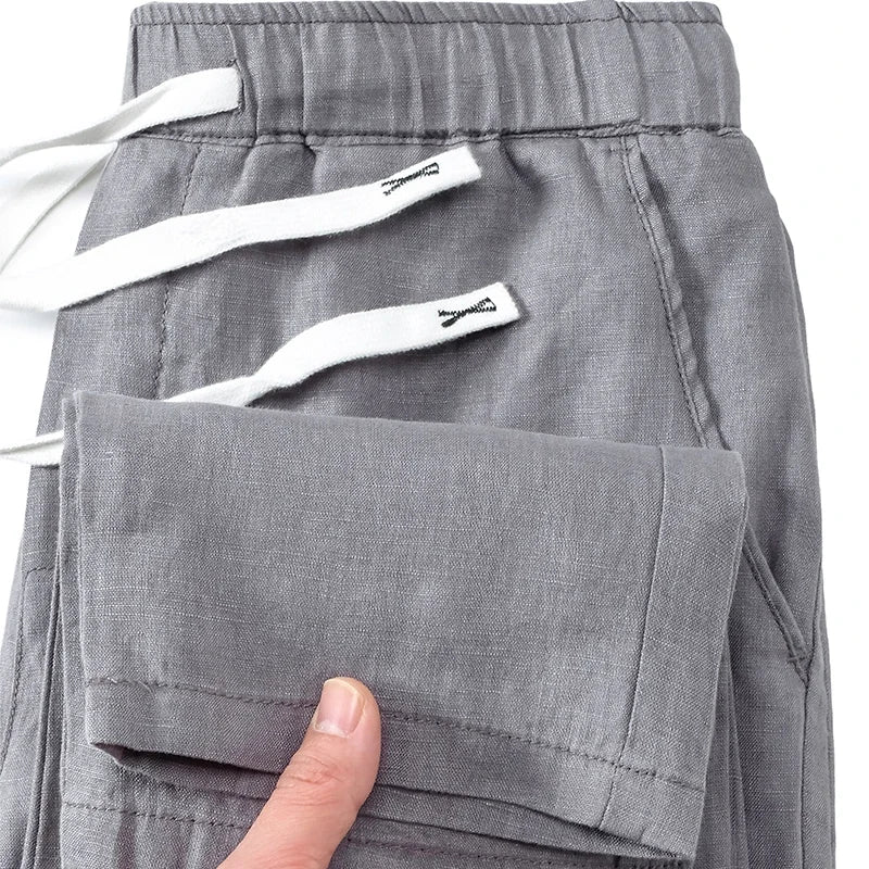 Heren Broek | Straight | Met Trekkoord | Zomer