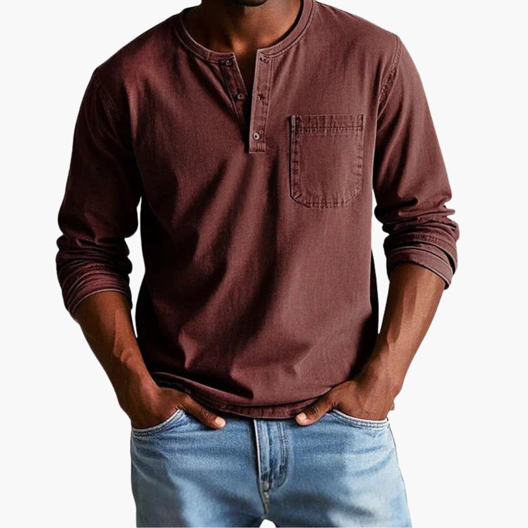 Heren Shirt | Straight | Lange Mouw | Herfst