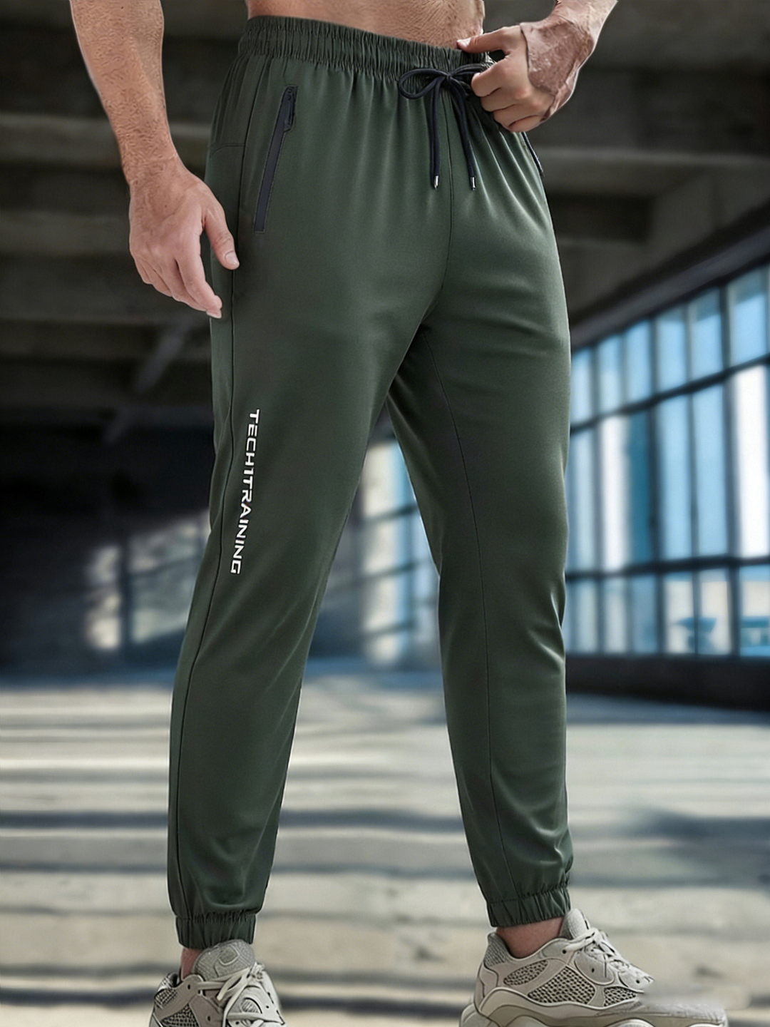 Heren Sportbroek | Lichtgewicht & Ademend | Stretch Comfort | Voor Training & Hardlopen