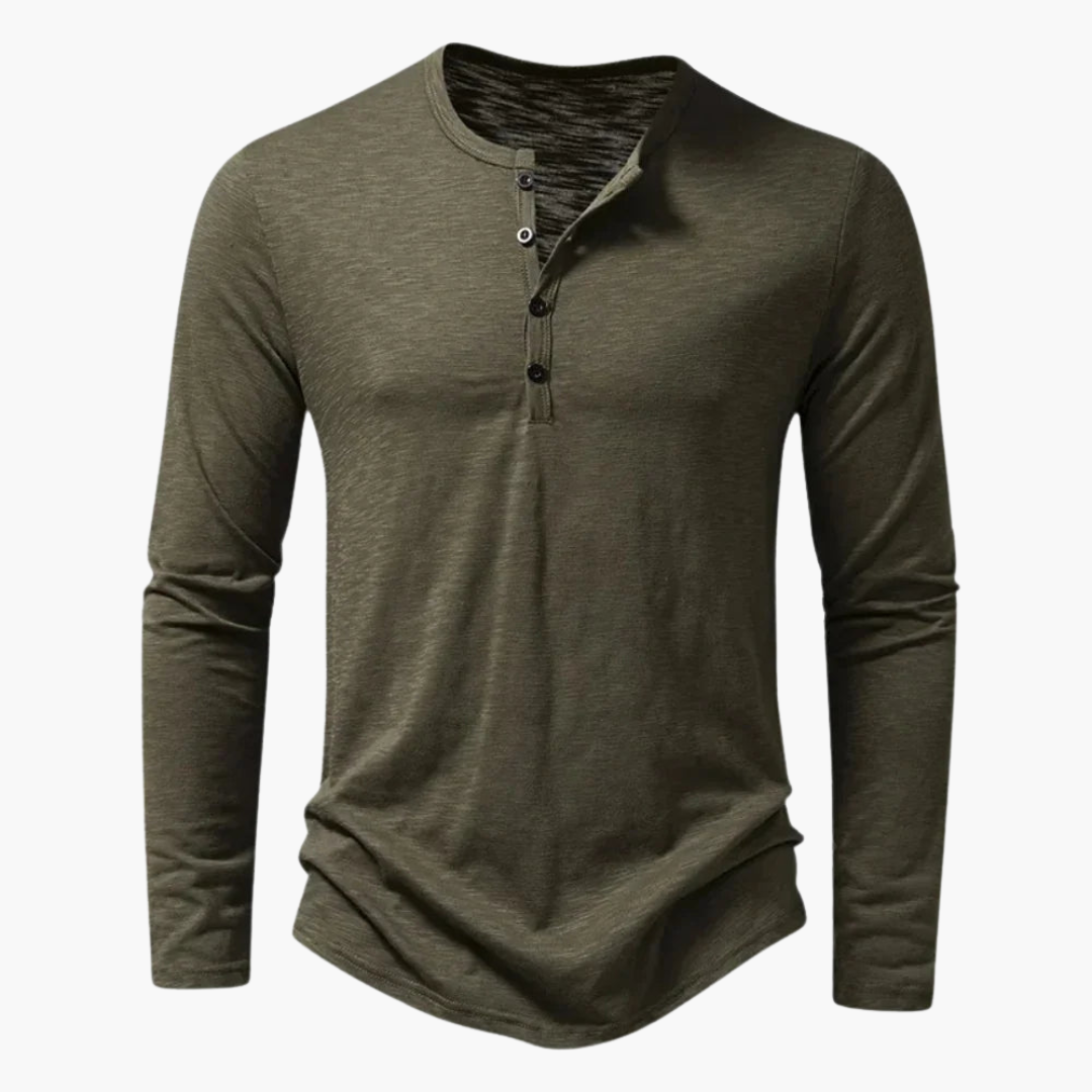 Heren T-shirt | Straight | Lange Mouw | Zomer