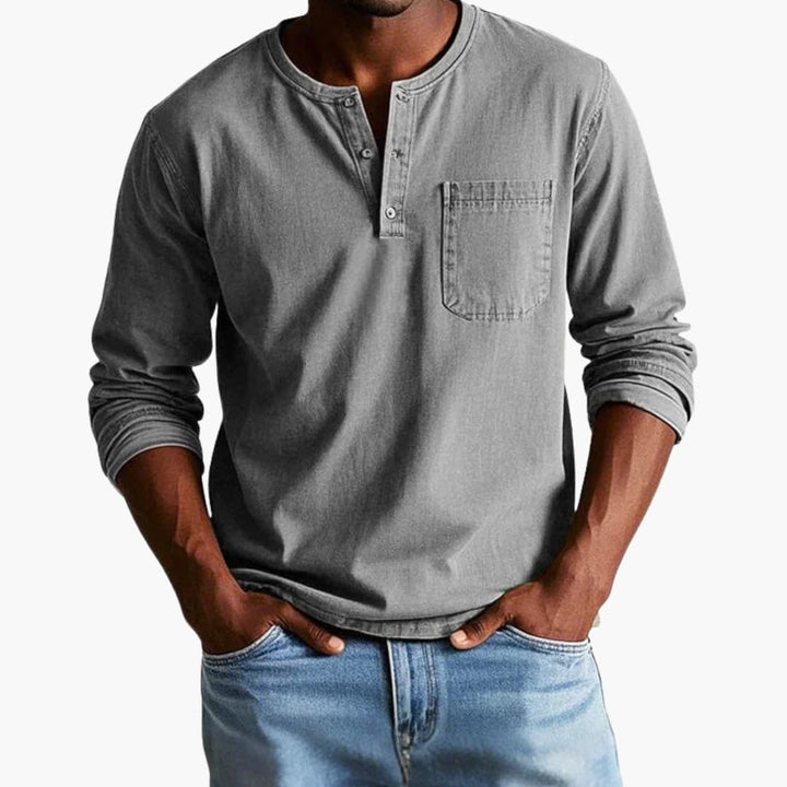 Heren Blouse | Straight | Met Knoopjes | Lente