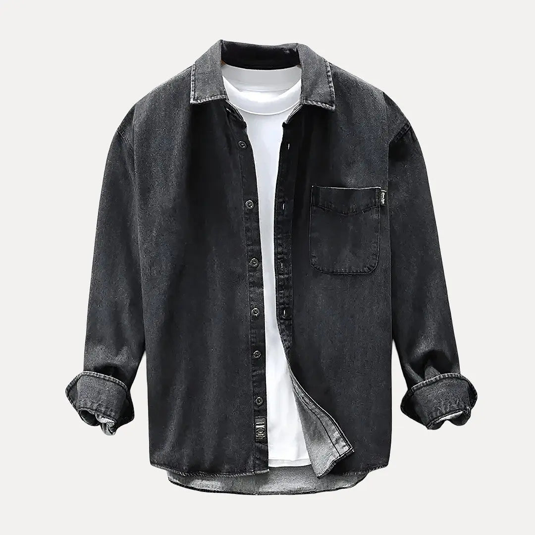 Heren Shirt | Oversized | Lange Mouw Met Knoopjes | Lente