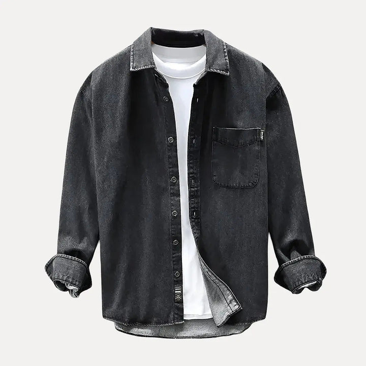 Heren Shirt | Oversized | Lange Mouw Met Knoopjes | Lente