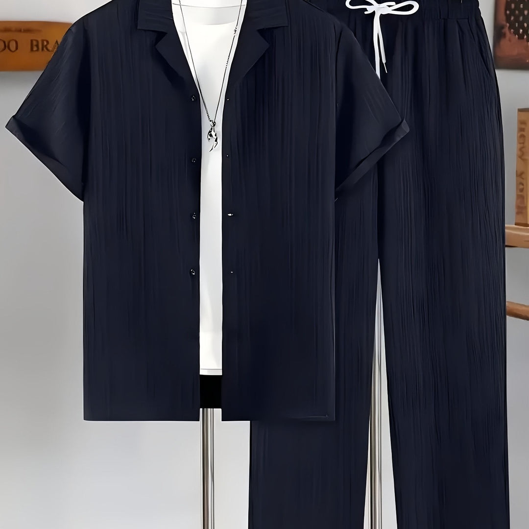 Heren Set | Straight | Met Knoopjes | Zomer