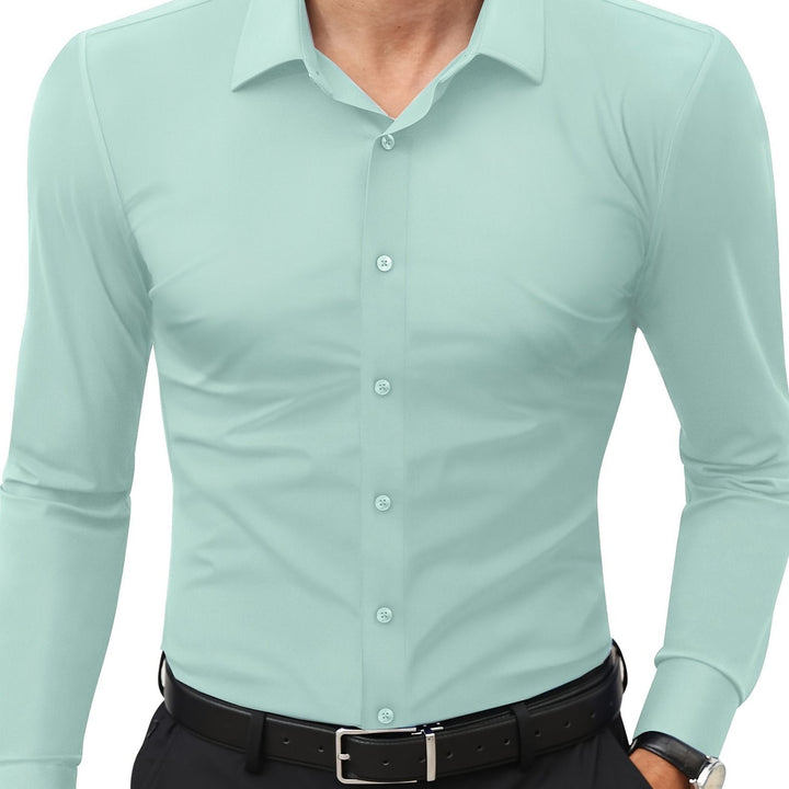 Heren Shirt | Slimfit | Lange Mouw | Zomer
