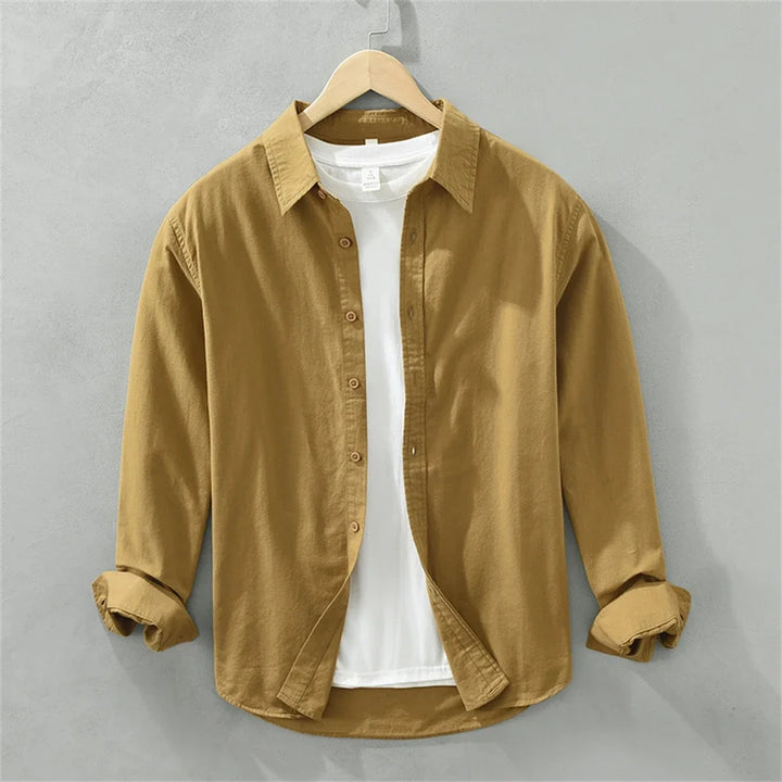 Heren Overhemd | Button Overhemd | Lange Mouwen | Minimalistisch