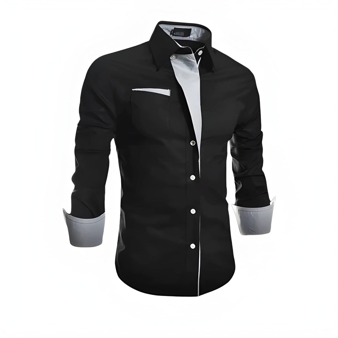 Heren Shirt | Getailleerd | Met Knoopjes | Lente