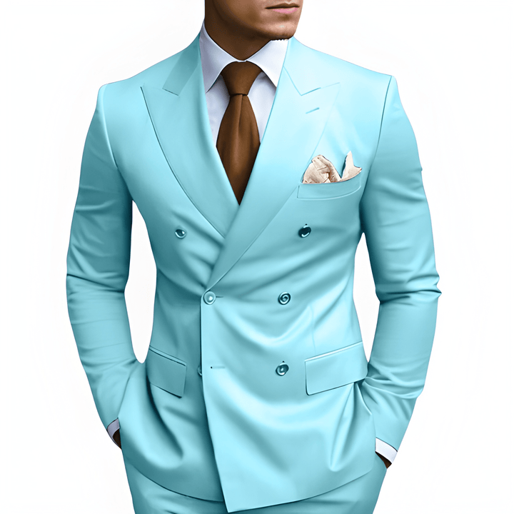 Heren Pak | Dubbele Rij Knopen | Elegante Kleding