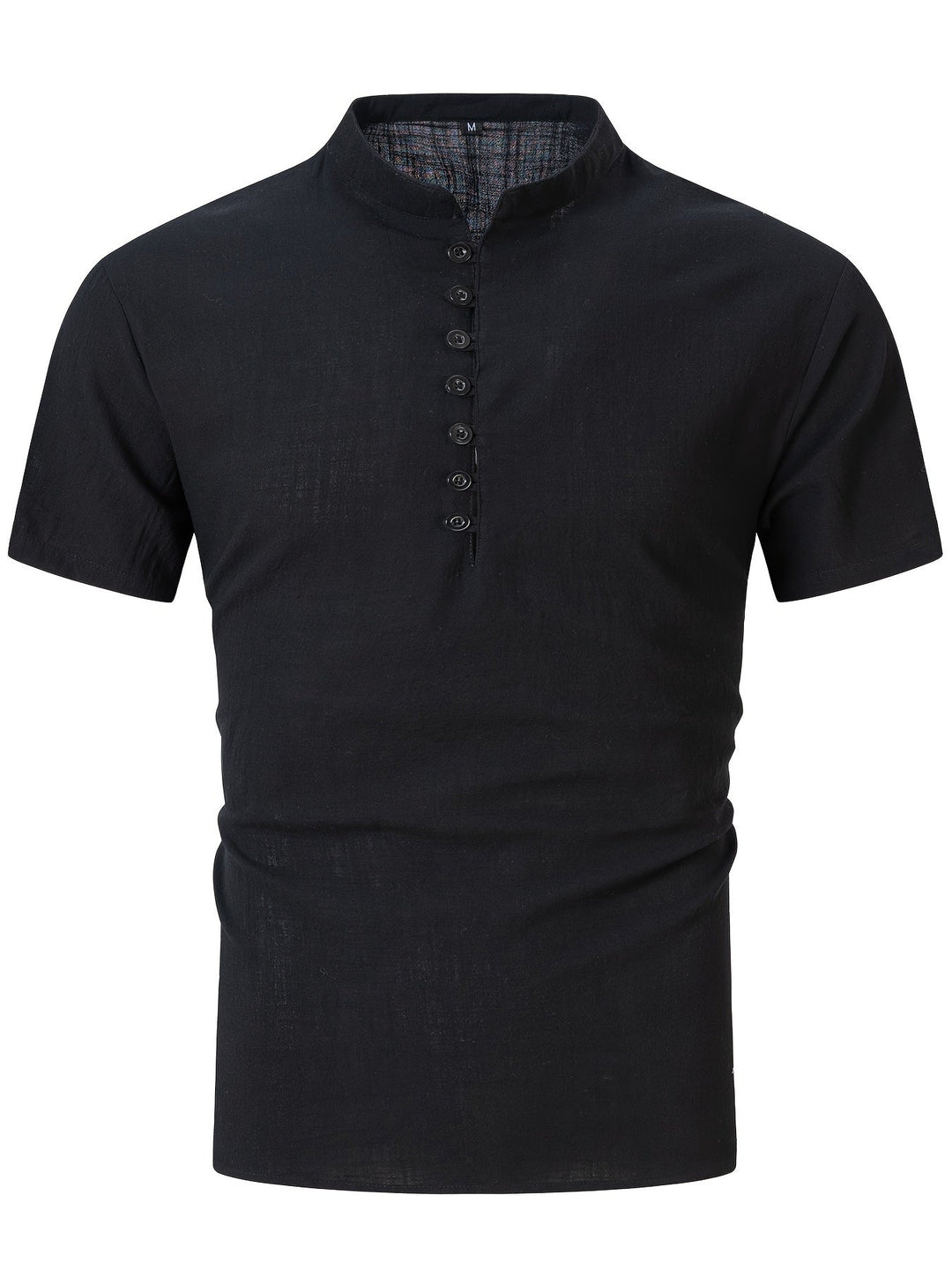 Heren T-Shirt | Slimfit | Knoopsluiting | Zomer