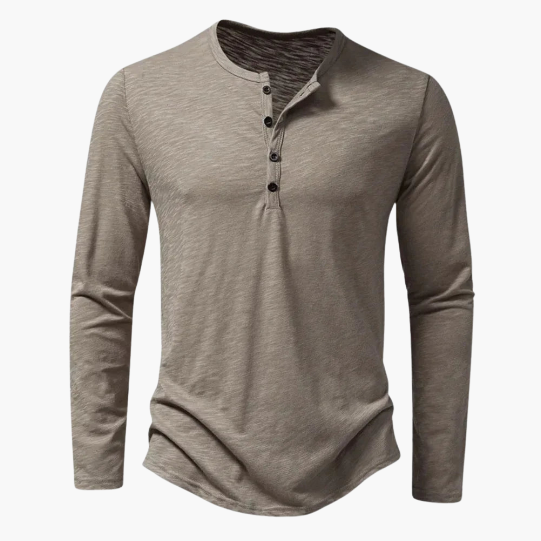 Heren T-shirt | Straight | Lange Mouw | Zomer