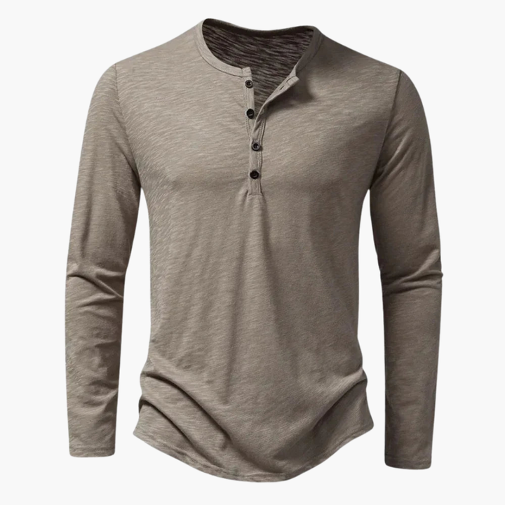 Heren T-shirt | Straight | Lange Mouw | Zomer