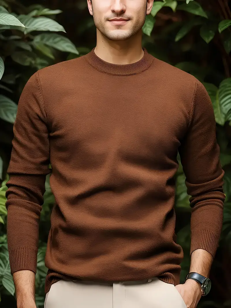Truien Heren | Ronde Hals | Modern Fit | Zacht & Warm