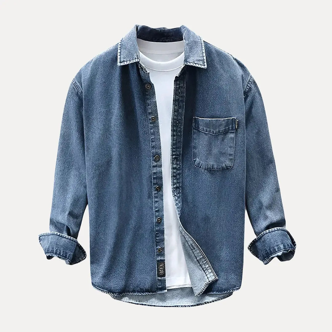 Heren Shirt | Oversized | Lange Mouw Met Knoopjes | Lente