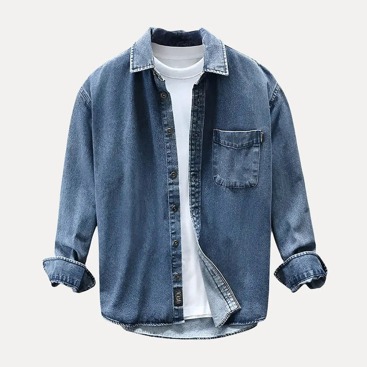 Heren Shirt | Oversized | Lange Mouw Met Knoopjes | Lente