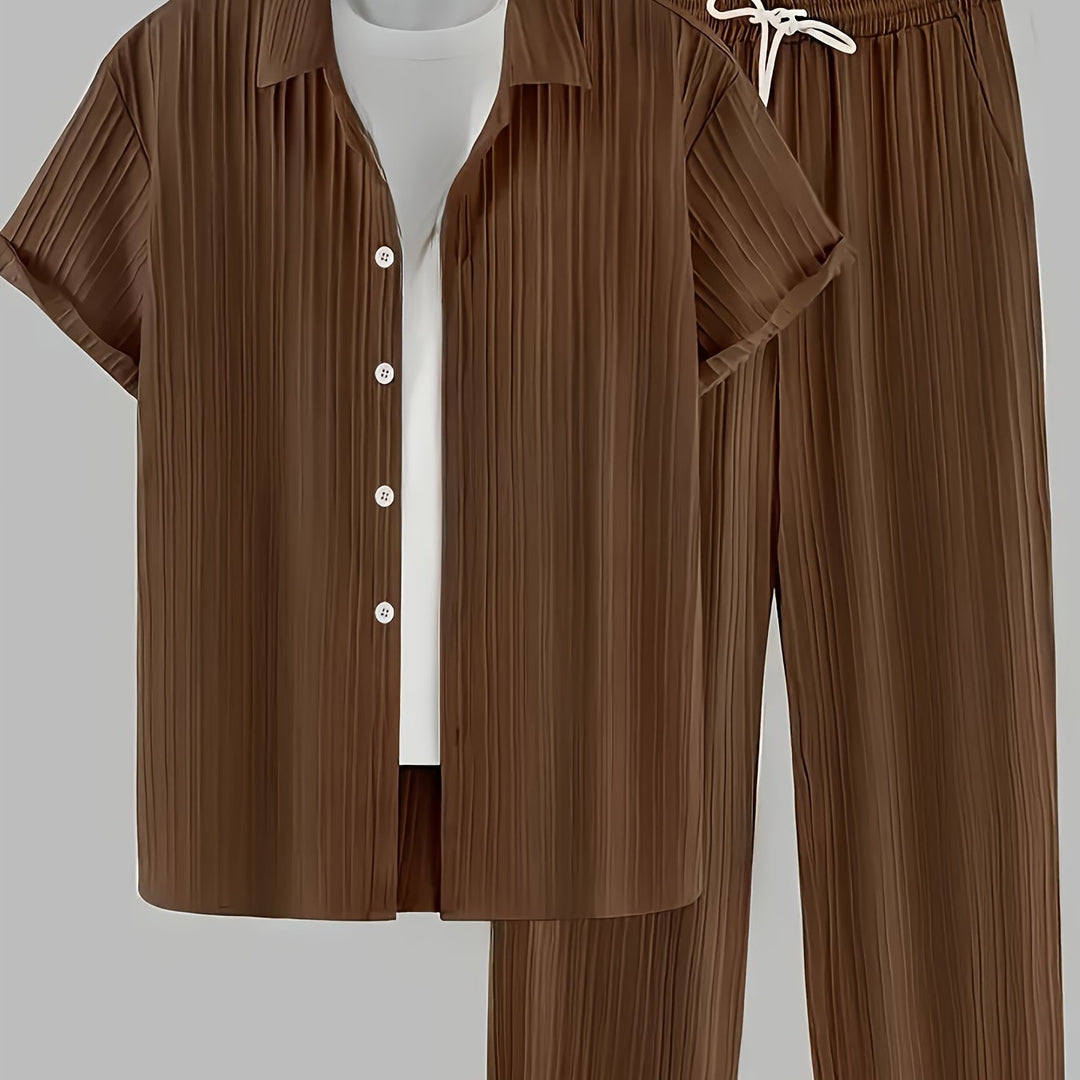 Heren Set | Straight | Met Knoopjes | Zomer