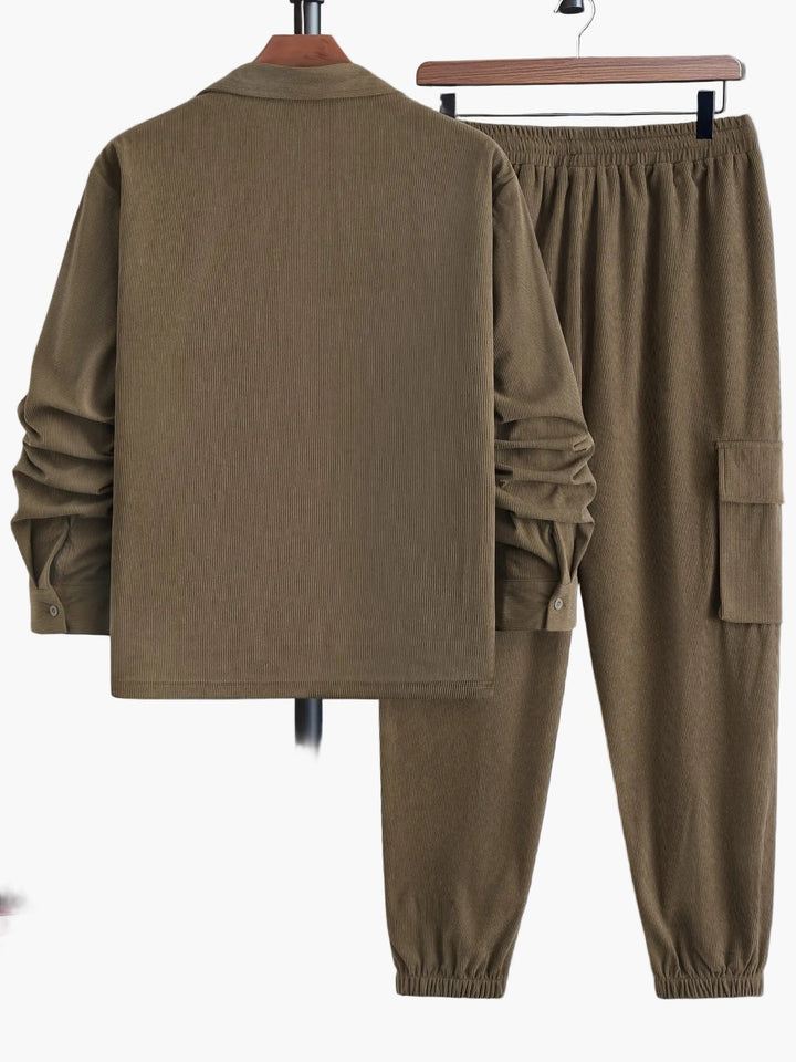 Heren Set | Cargo | Met Knoopjes | Herfst