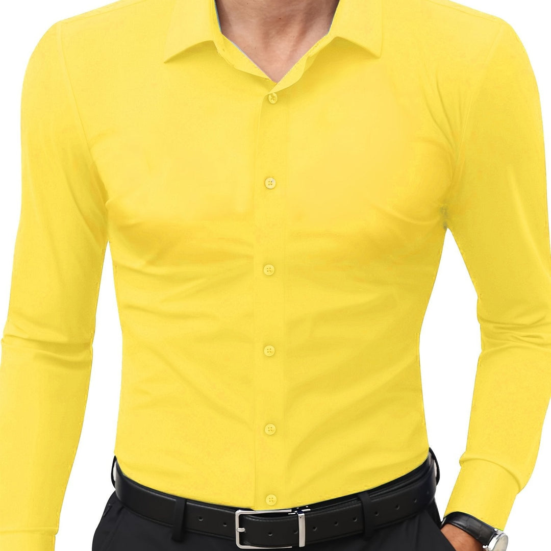 Heren Shirt | Slimfit | Lange Mouw | Zomer