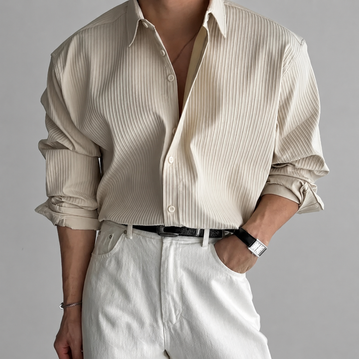 Heren Shirt | Oversized | Lange Mouw | Zomer