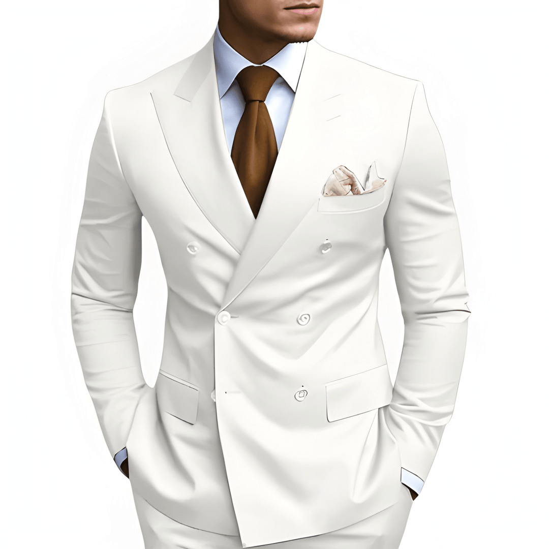 Heren Pak | Dubbele Rij Knopen | Elegante Kleding