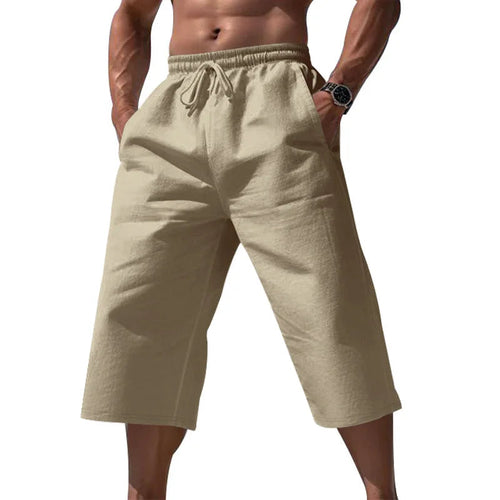 Heren Korte Broek | Straight | Elastische Taille Trekkoord | Zomer