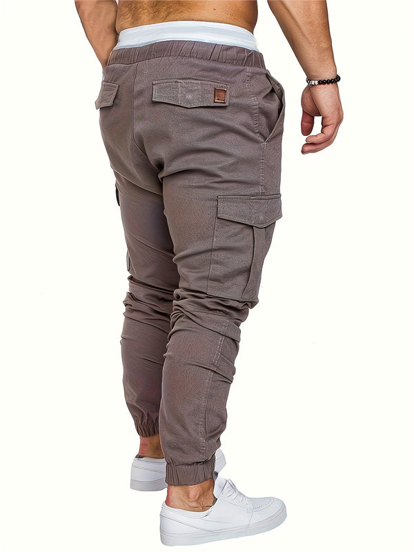Heren Cargo Broek | Slimfit | Trekkoord | Zomer