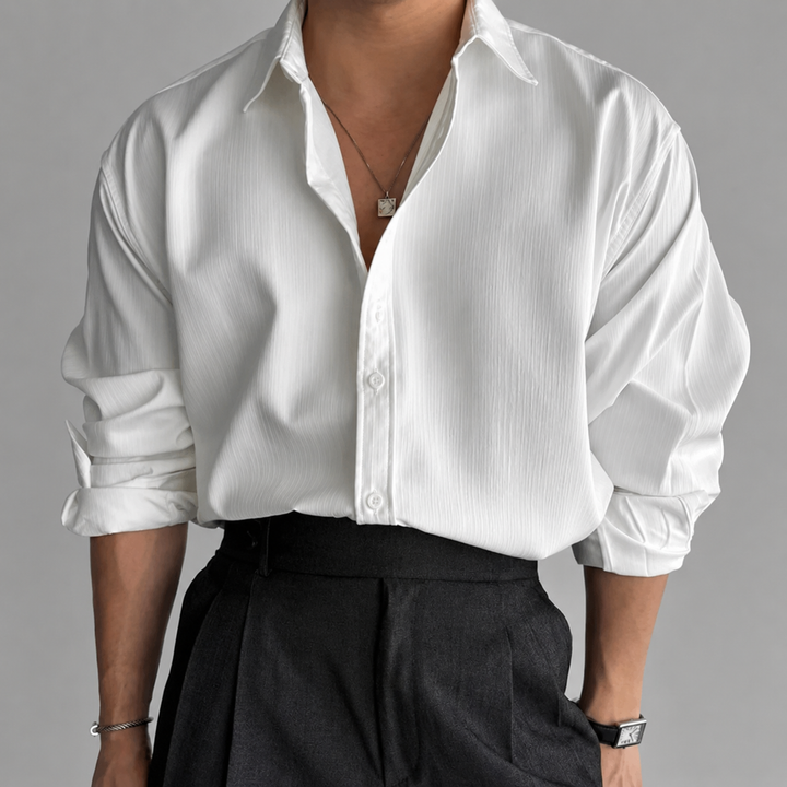 Heren Shirt | Oversized | Lange Mouw | Zomer