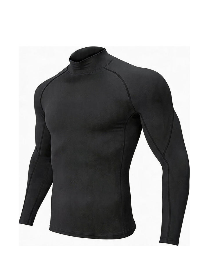 Heren Sportshirt | Slimfit | Hoge Kraag | Zomer