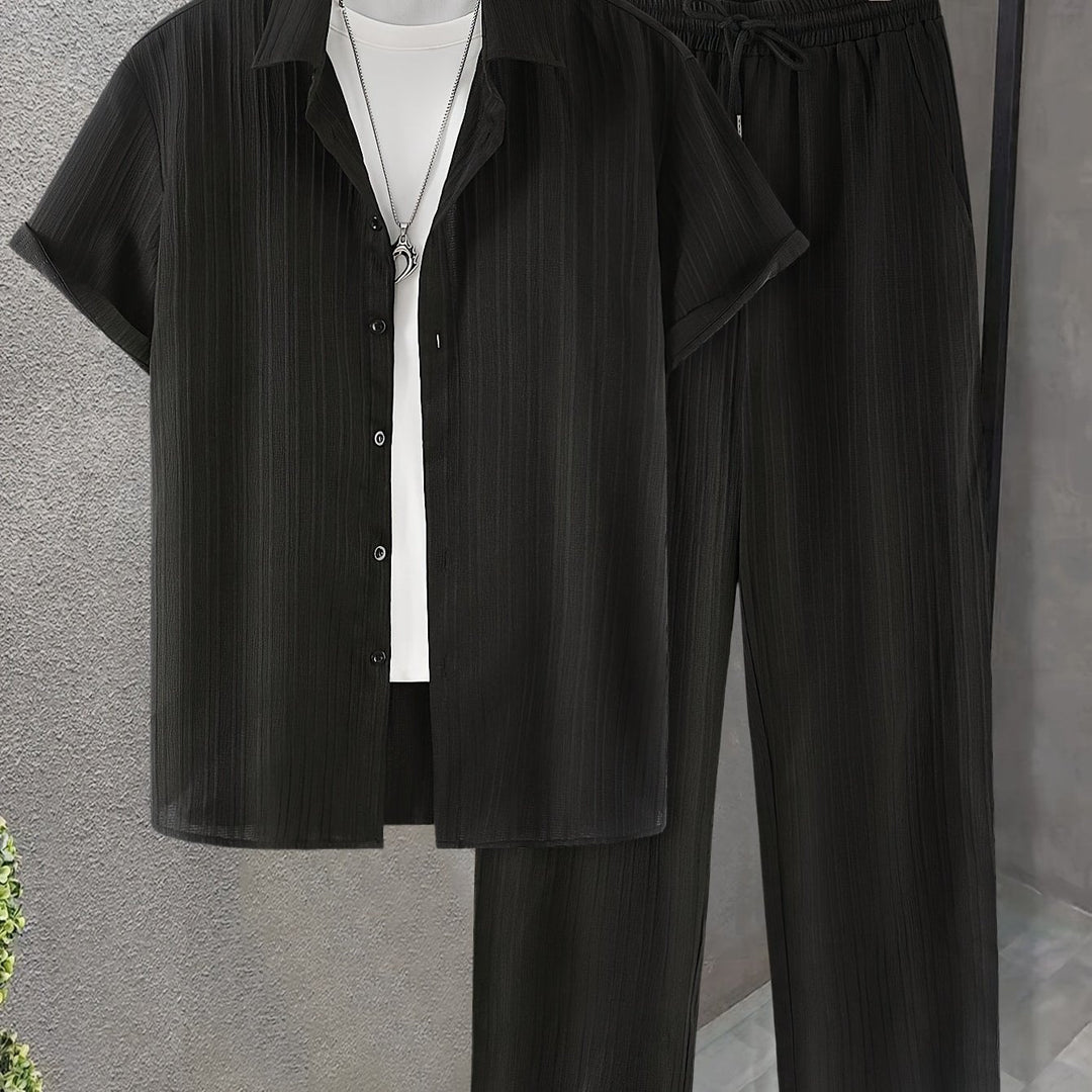 Heren Set | Straight | Met Knoopjes | Zomer