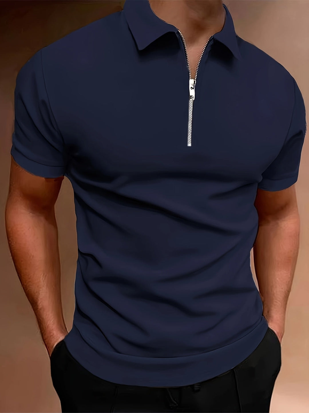 Heren Polo | Slimfit | Ritssluiting | Zomer