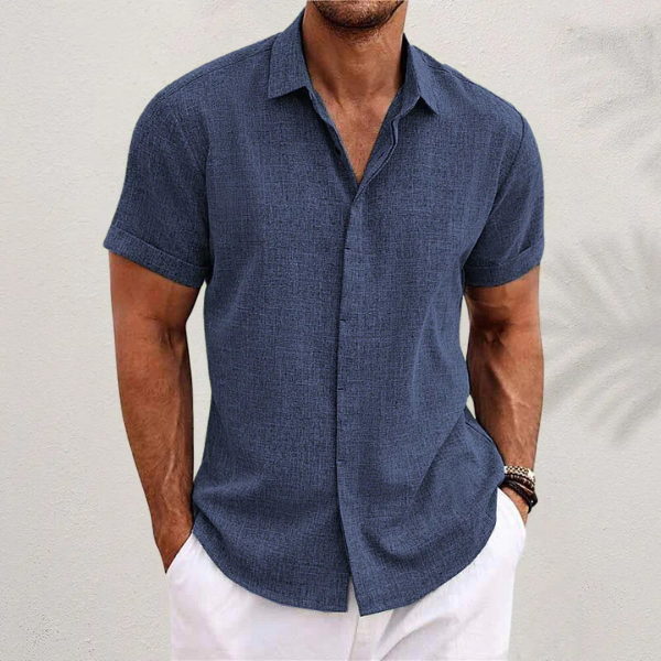 Heren Shirt | Elegant | Korte Mouw | Zomer