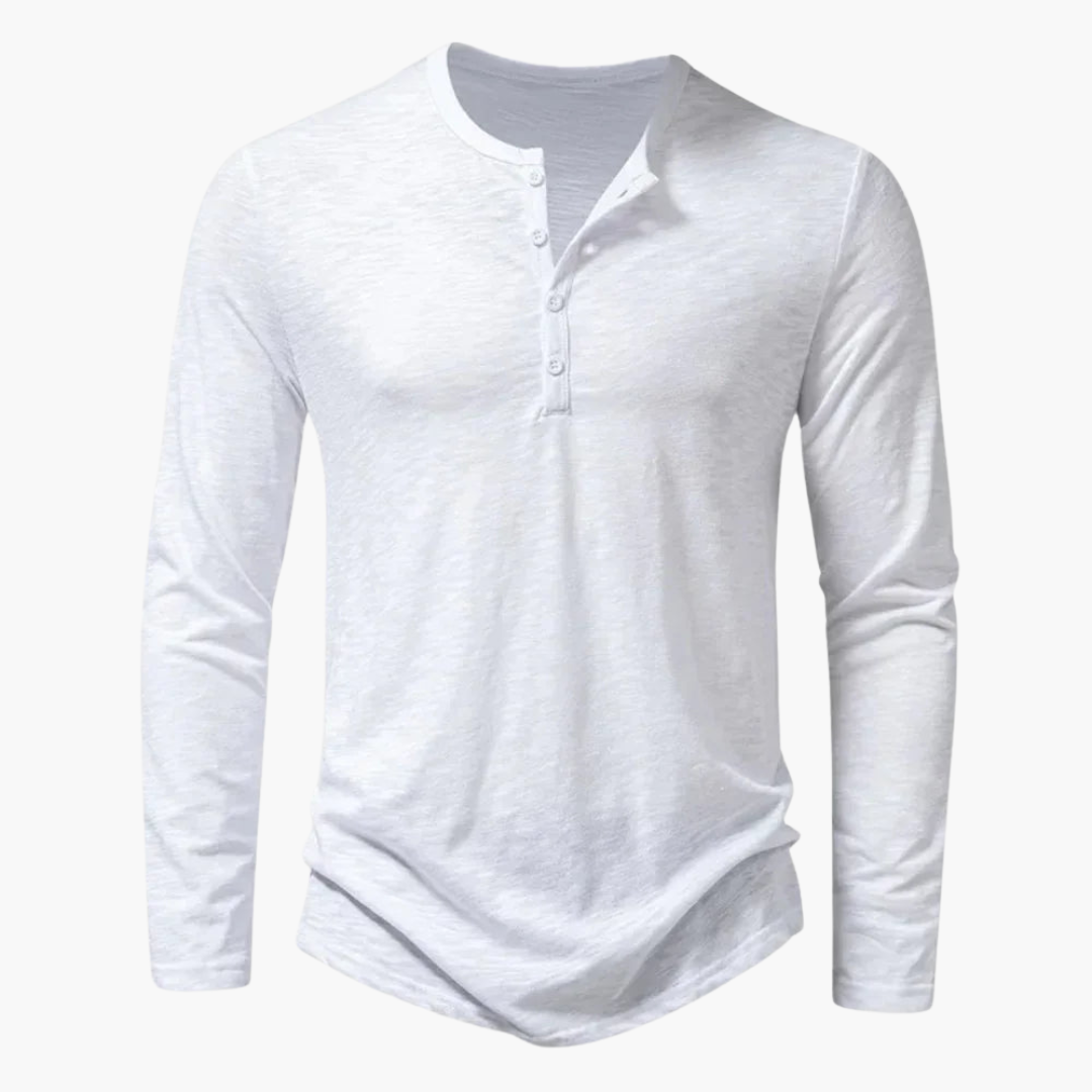 Heren T-shirt | Straight | Lange Mouw | Zomer