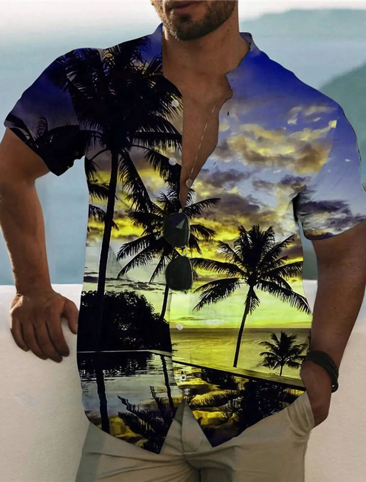 Heren Shirt | Getailleerd | Met Knoopjes | Zomer