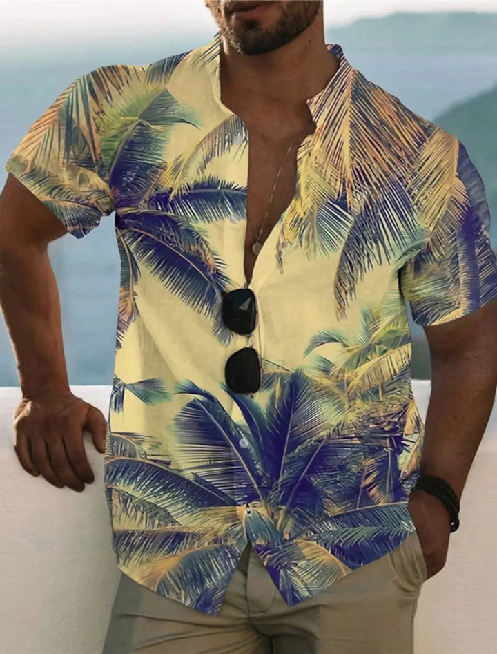 Heren Shirt | Getailleerd | Met Knoopjes | Zomer