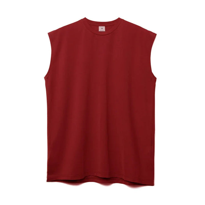 Heren Top | Mouwloze Top | Ronde Hals | Zomer