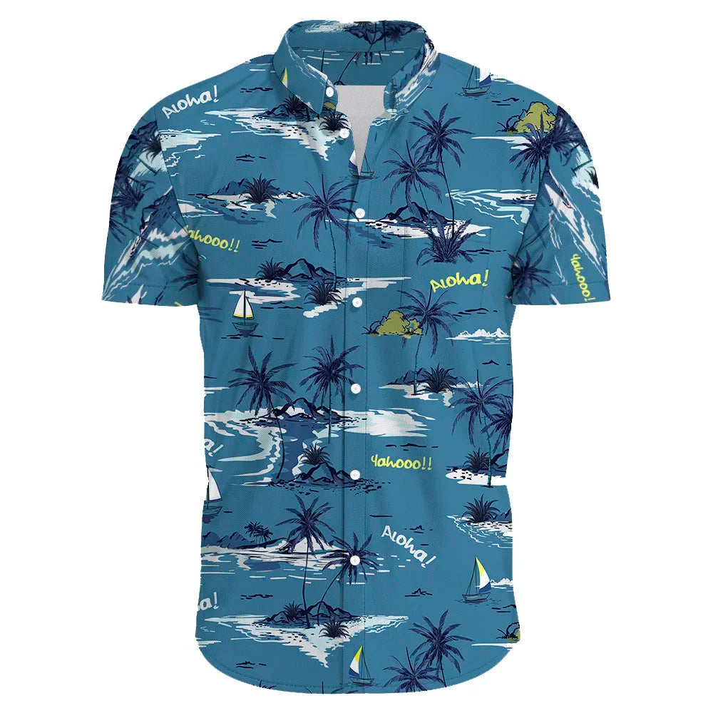 Heren Shirt | Casual | Korte Mouw | Zomer