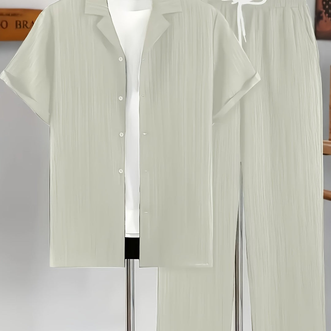 Heren Set | Straight | Met Knoopjes | Zomer