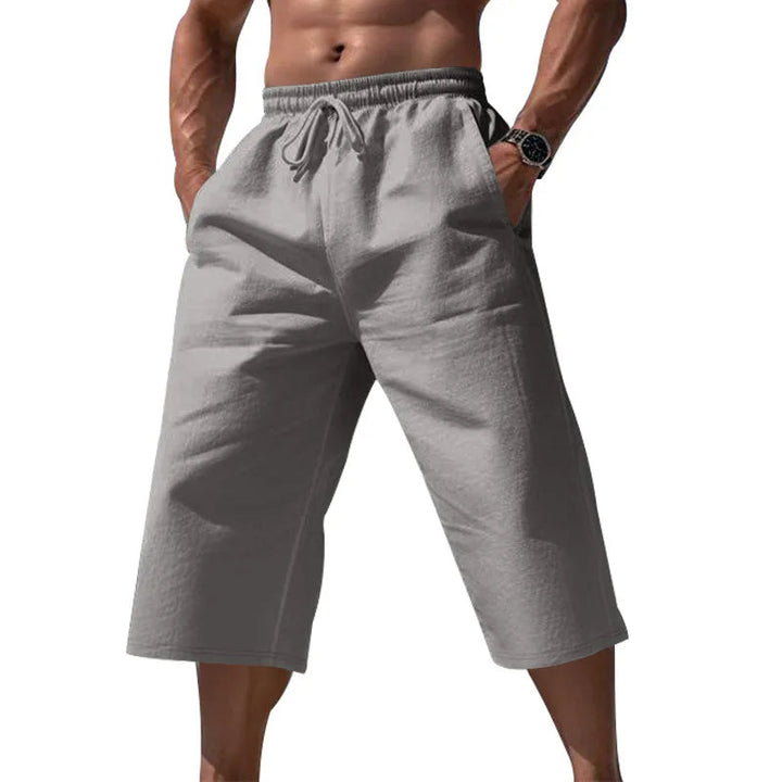 Heren Korte Broek | Straight | Elastische Taille Trekkoord | Zomer