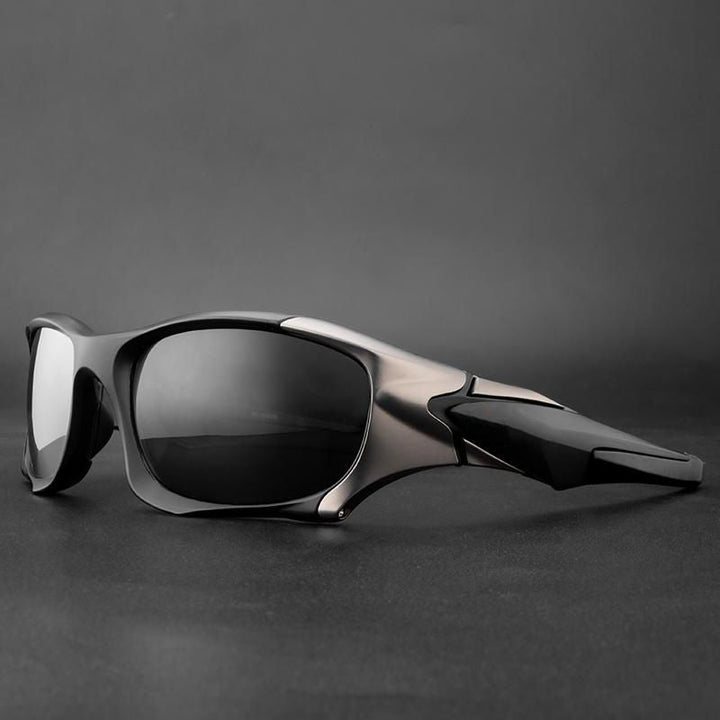Herenbril | HD Zichtbaarheid & Antislip Grip | UV400 Bescherming | Licht Metaal