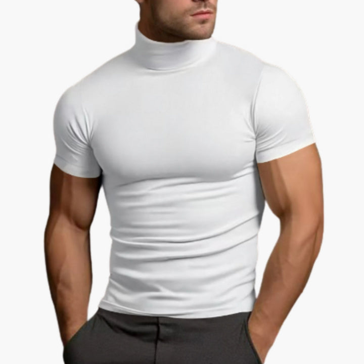 Heren T-Shirt | Slimfit | Colkraag | Zomer