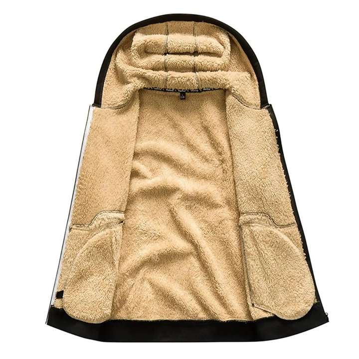 Winterjas Heren | Warme Hoodie Jas | Comfortabele Stijl met Zachte Voering