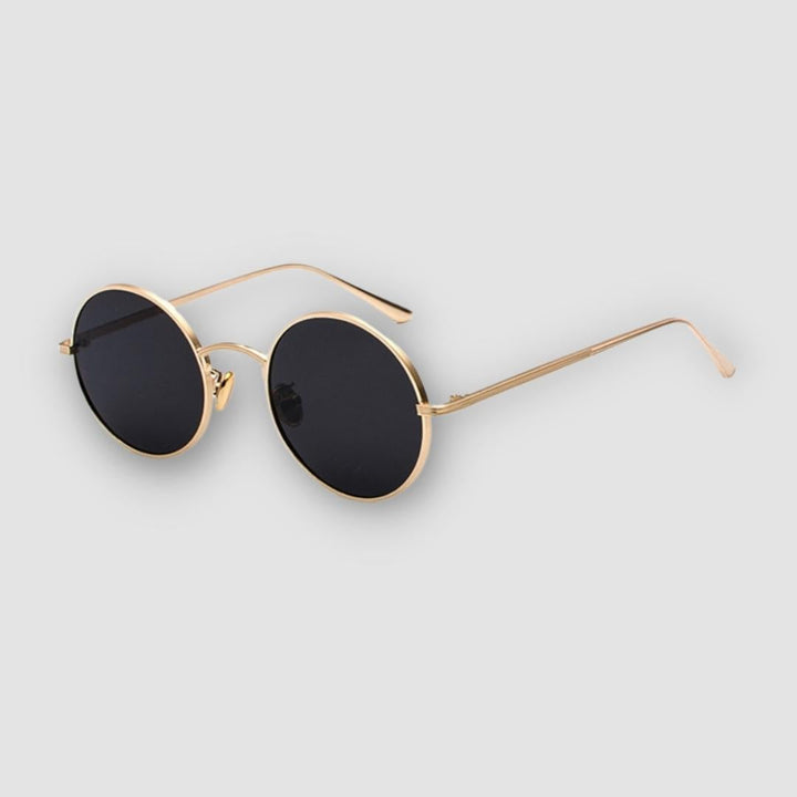 Zonnebril Heren | Rond Metalen Montuur | Vintage Retro Look | Klassiek Ontwerp