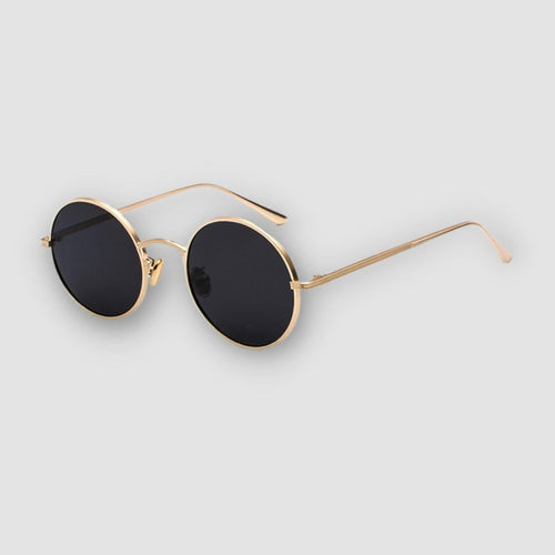 Zonnebril Heren | Rond Metalen Montuur | Vintage Retro Look | Klassiek Ontwerp