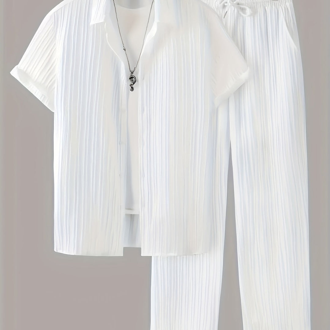 Heren Set | Straight | Met Knoopjes | Zomer