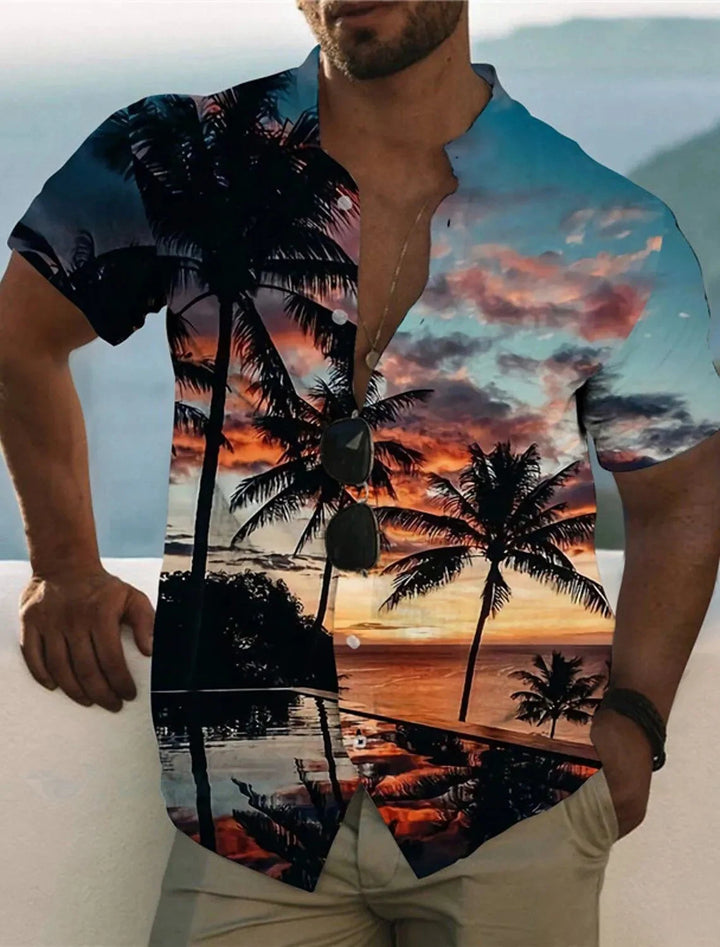 Heren Shirt | Getailleerd | Met Knoopjes | Zomer