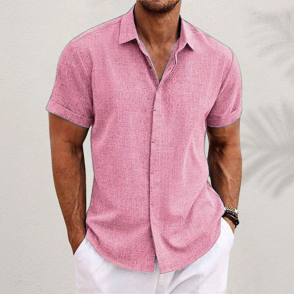 Heren Shirt | Elegant | Korte Mouw | Zomer