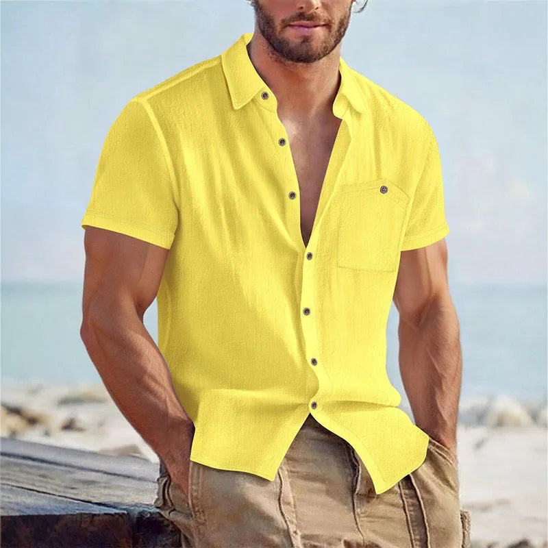 Heren Shirts | Elegant | Met Knoopjes | Zomer