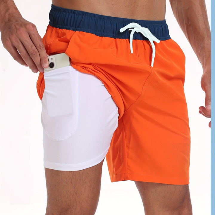 Heren Strandshort | Sneldrogend & Lichtgewicht | Ademend Comfort voor Zomer & Sport